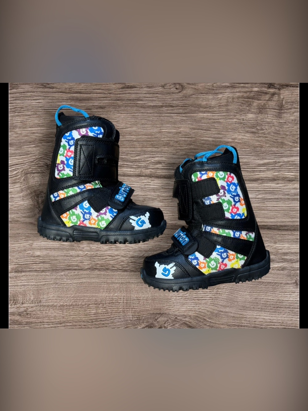 EUC Burton KIDS GROM SB BOOT Boys Snowboard Boots Black Youth size 11